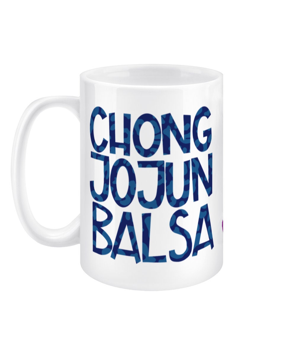 Chong Jojun Balsa mug, BTS fan gift