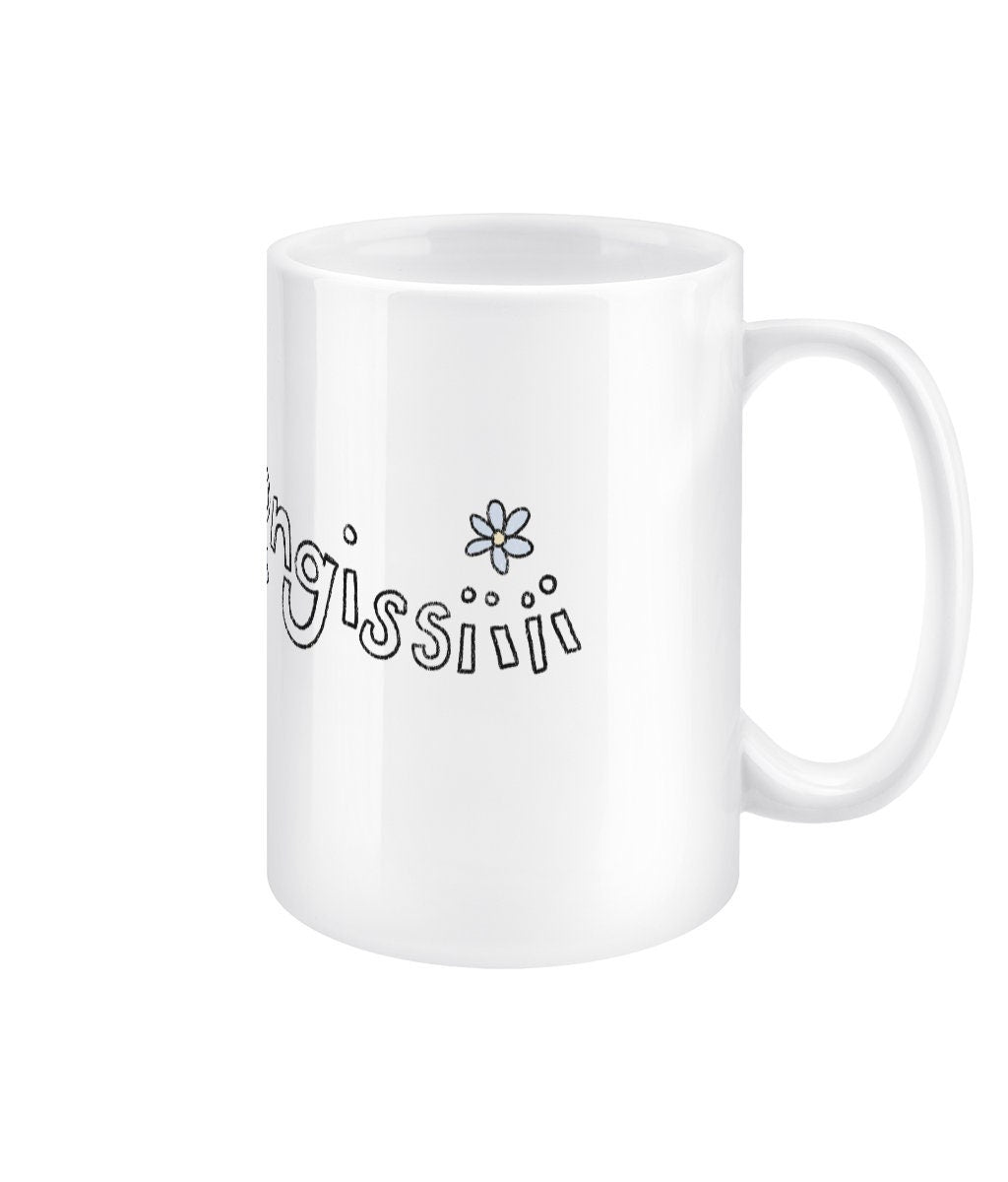 Yoongi Run BTS ep30 mug, BTS fan gift, SUGA merch, 15oz white ceramic chibi Bangtan jumbo mug