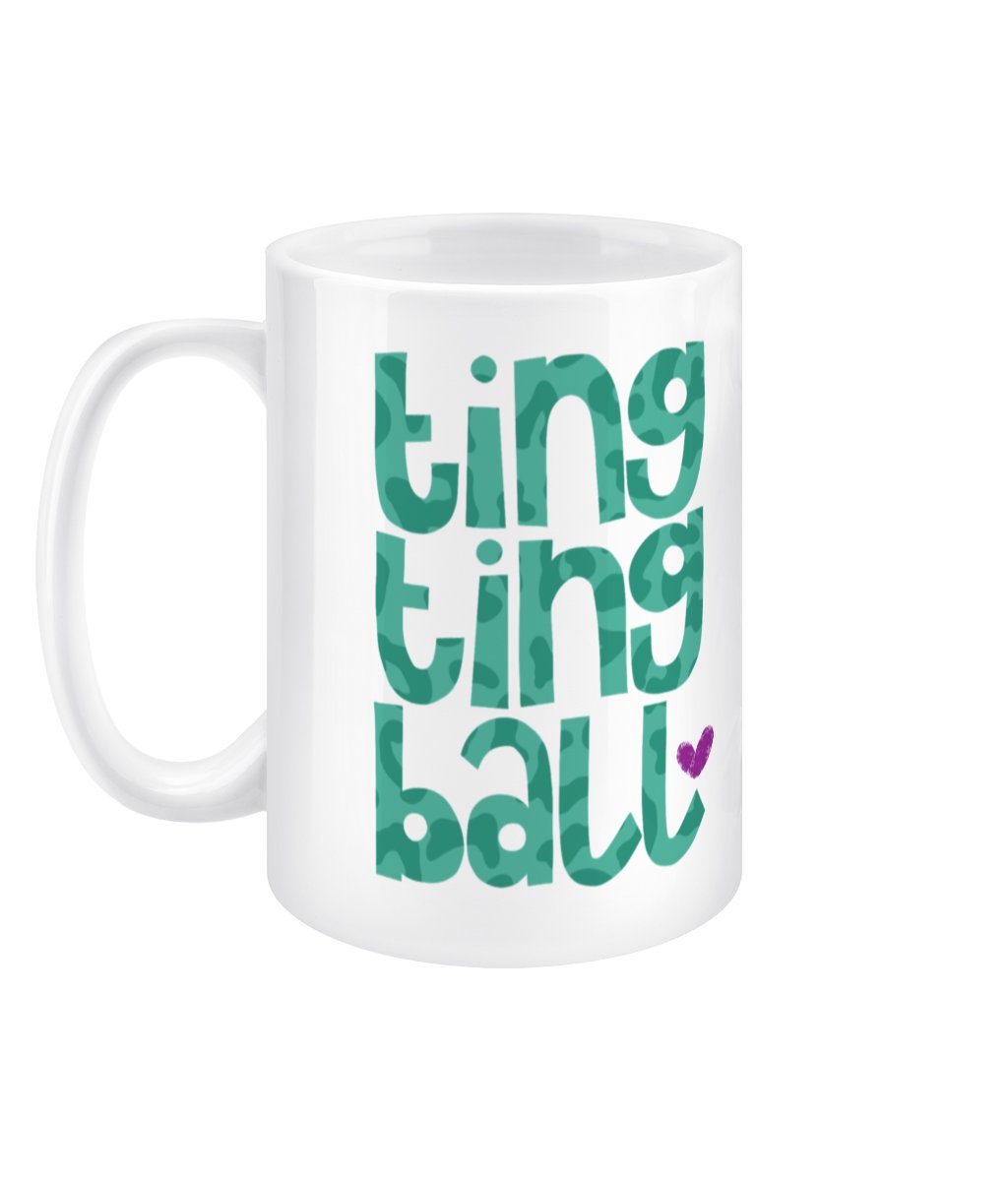 Ting Ting Ball mug, Jungkook gift, BTS fan merchandise, JK quote, kpop merch