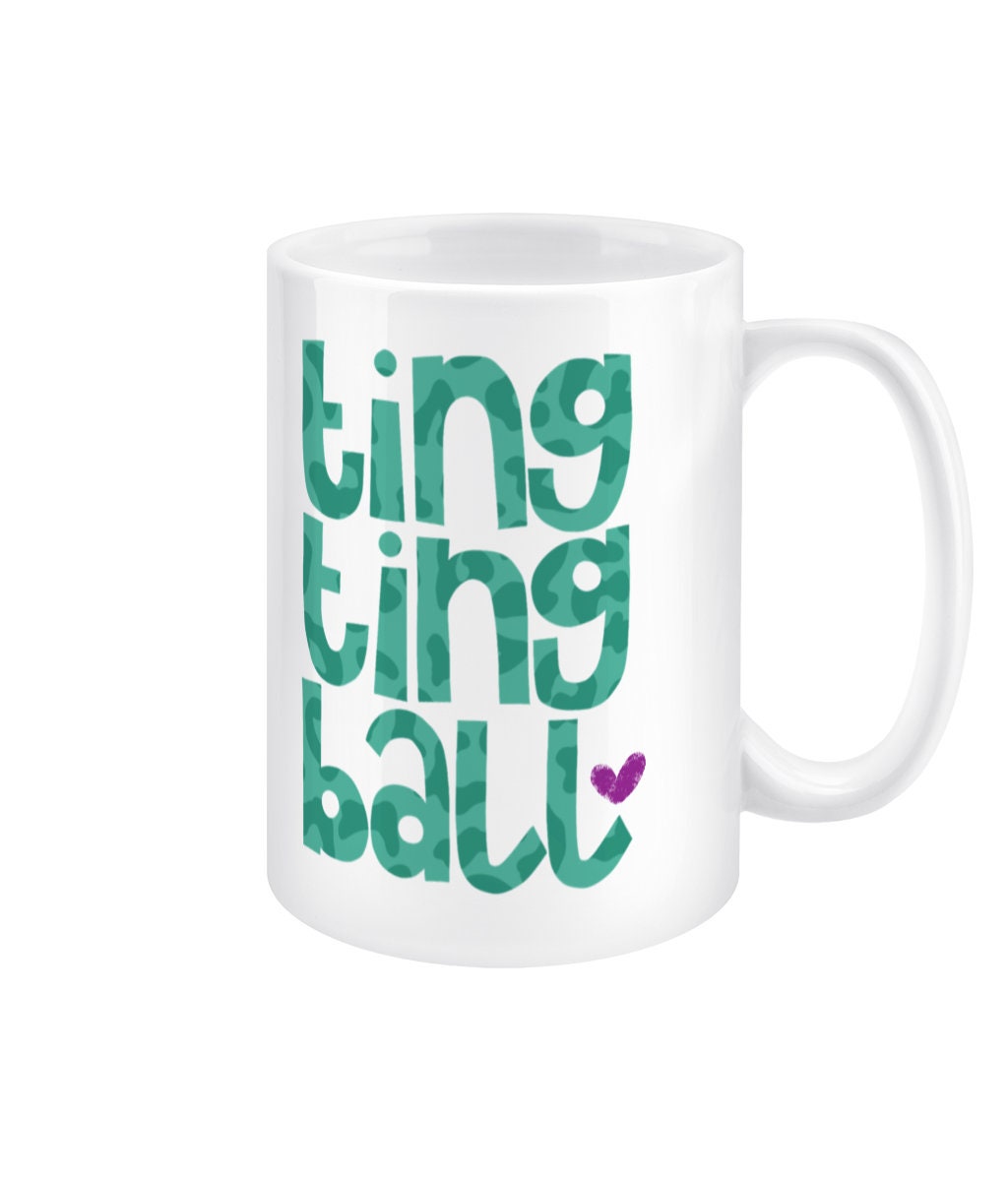 Ting Ting Ball mug, Jungkook gift, BTS fan merchandise, JK quote, kpop merch