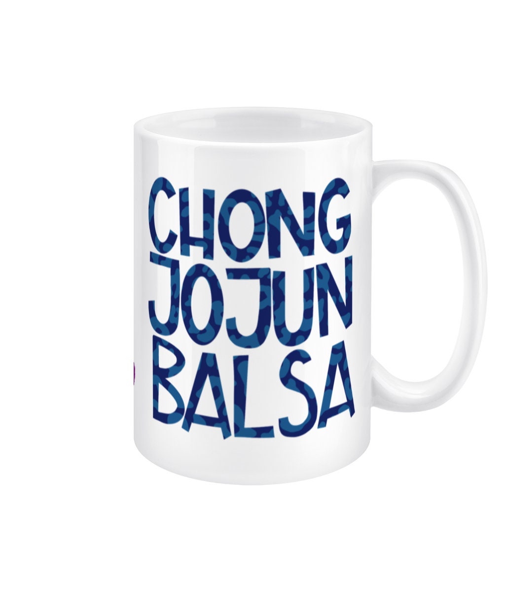 Chong Jojun Balsa mug, BTS fan gift