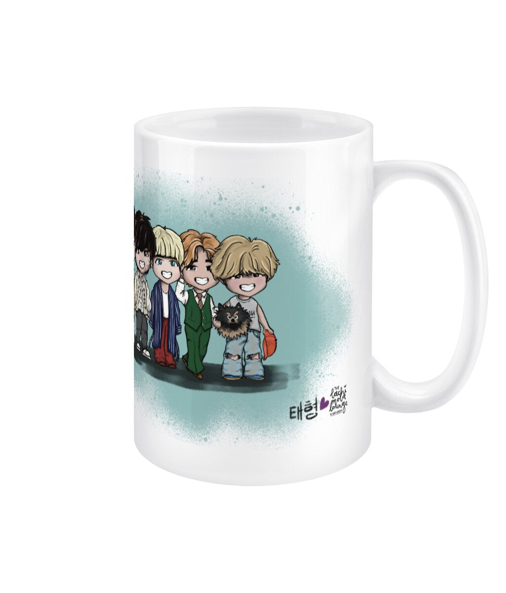 BTS Taehyung V MVs 15oz Jumbo Mug