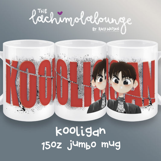 BTS Hooligan Jungkook 15oz jumbo mug