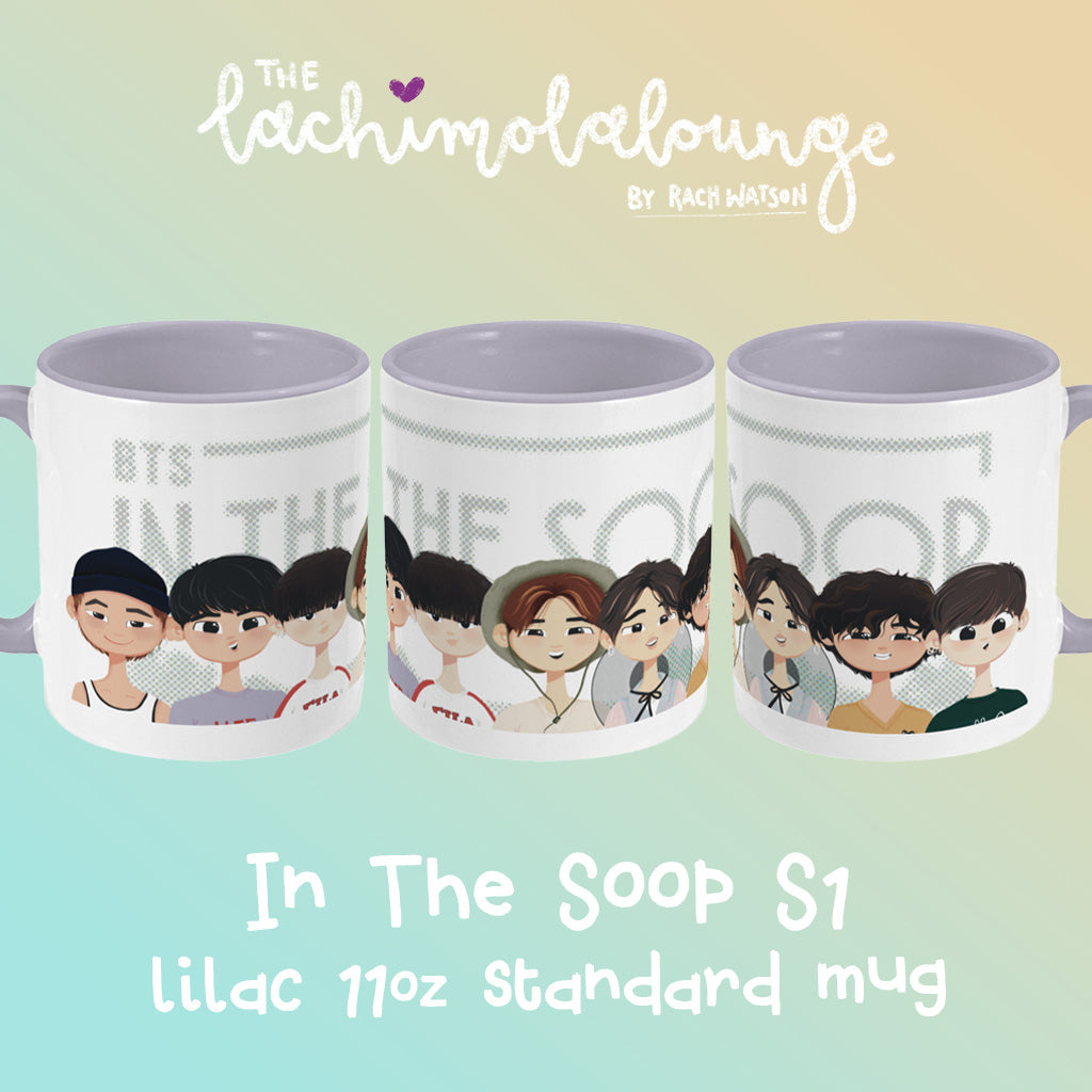 BTS In The Soop lilac 11oz standard mug