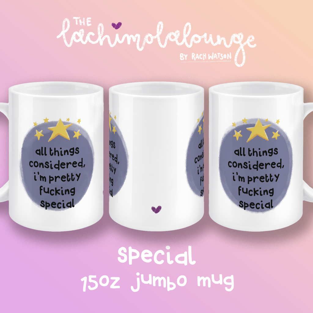 Special - 15oz jumbo mug - positivity for pottymouths
